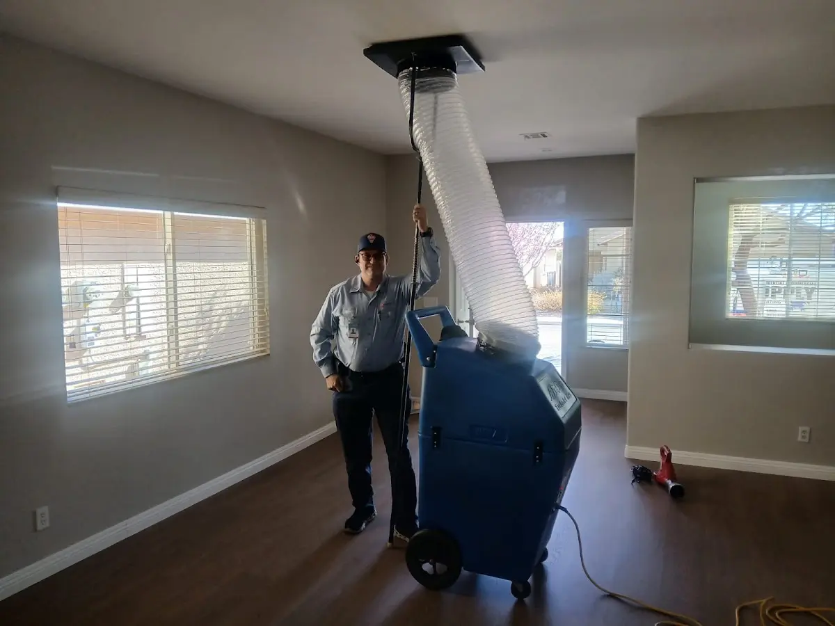 Professional Dryer Vent Cleaning work inside a Vero Beach South home